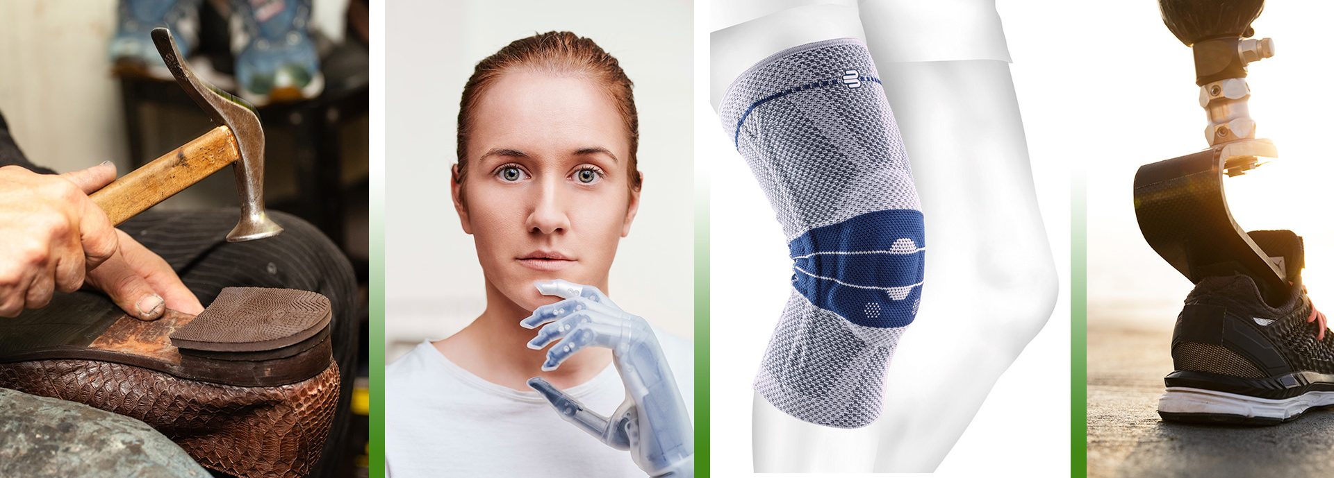 Orthopädie-Schuhtechnik, Bandagen, Armprothese, Sportprothese